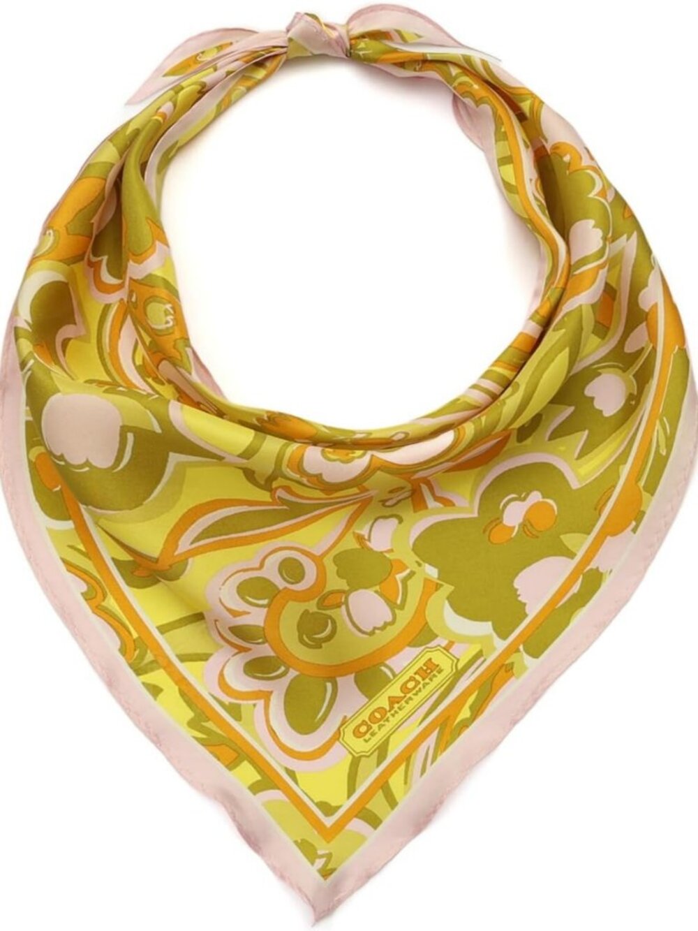 Chic Women's Paisley Printed Silk Triangle Scarf - Versatile Fashion Accessory